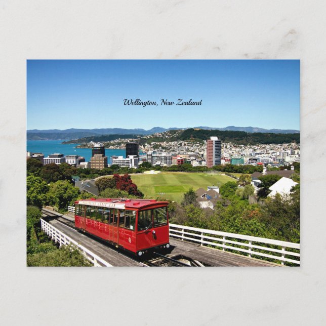 Carte Postale Wellington, Nouvelle-Zélande (Devant)