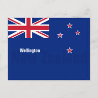 Carte postale Wellington, Nouvelle-Zélande