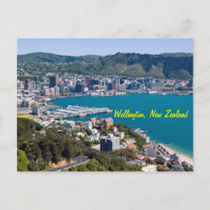 Carte postale Wellington Nouvelle-Zélande