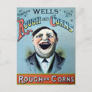 Carte Postale Wells Rough sur Corns Publicité