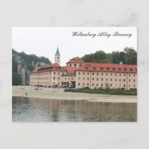 Carte Postale Weltenburg Abbey Brasserie, monastère du Danube Al