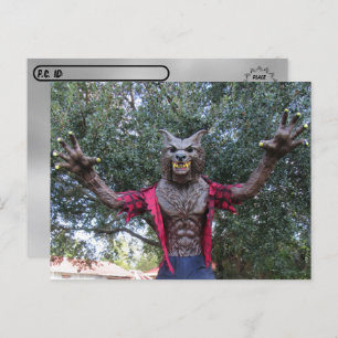 Carte postale Werewolf / Wolf Man