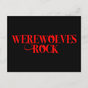 Carte Postale Werewolves Rock