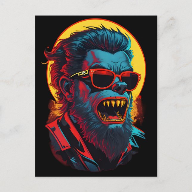 Carte Postale Werewolves Zombie (Devant)