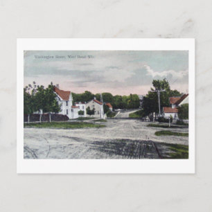 Carte Postale West Bend WI. Vers 1908