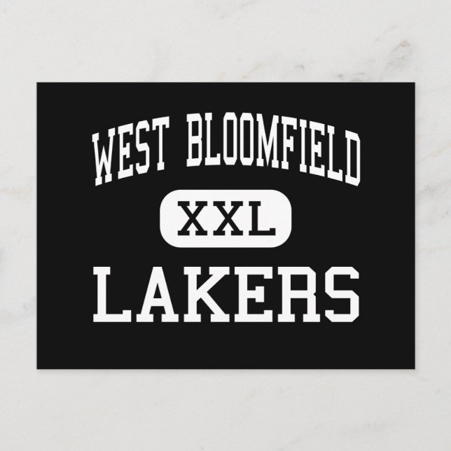 Carte Postale West Bloomfield - Lakers - High - West Bloomfield (Devant)