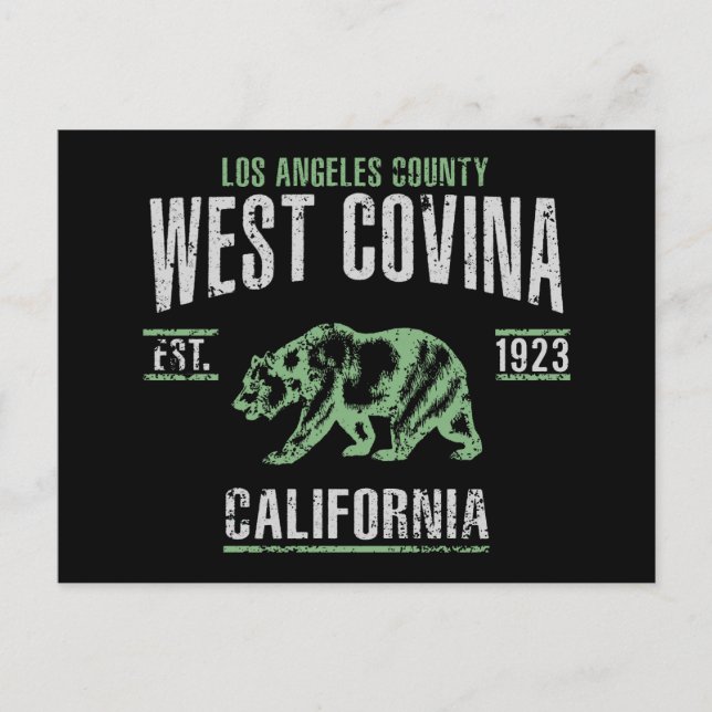 Carte Postale West Covina (Devant)