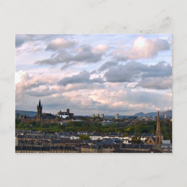 Carte Postale West End Glasgow (Devant)