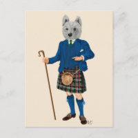 West Highland Terrier à Kilt