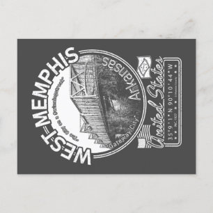CARTE POSTALE WEST MEMPHIS ARKANSAS - PONT MEMPHIS
