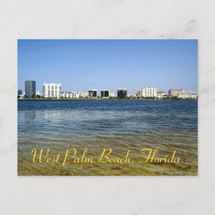 Carte Postale West Palm Beach réflexions de Clear Lake