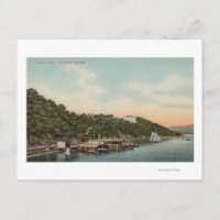 West Point, New York - Vue du port sur la rivière 