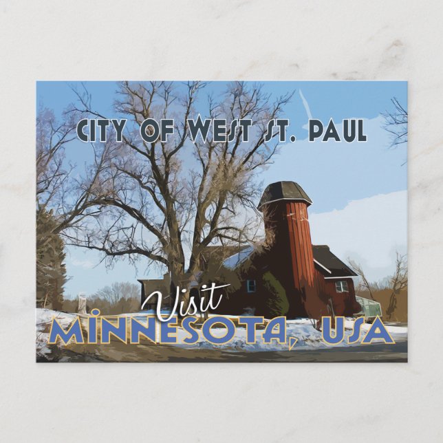 Carte Postale West St. Paul (Devant)