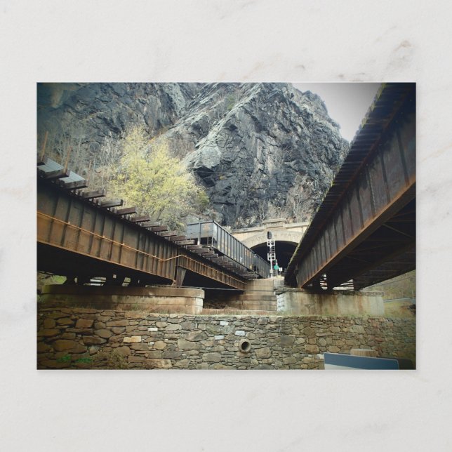 Carte Postale West Virginia Harper's Ferry Bridge (Devant)