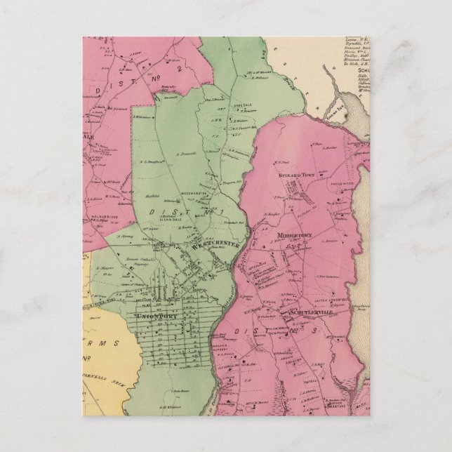 Carte Postale Westchester, NY (Devant)