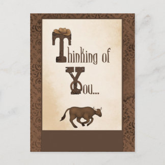 Carte postale Western Sentimental