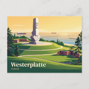 Carte Postale Westerplatte Pologne