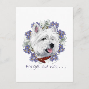 Carte Postale Westie Forget