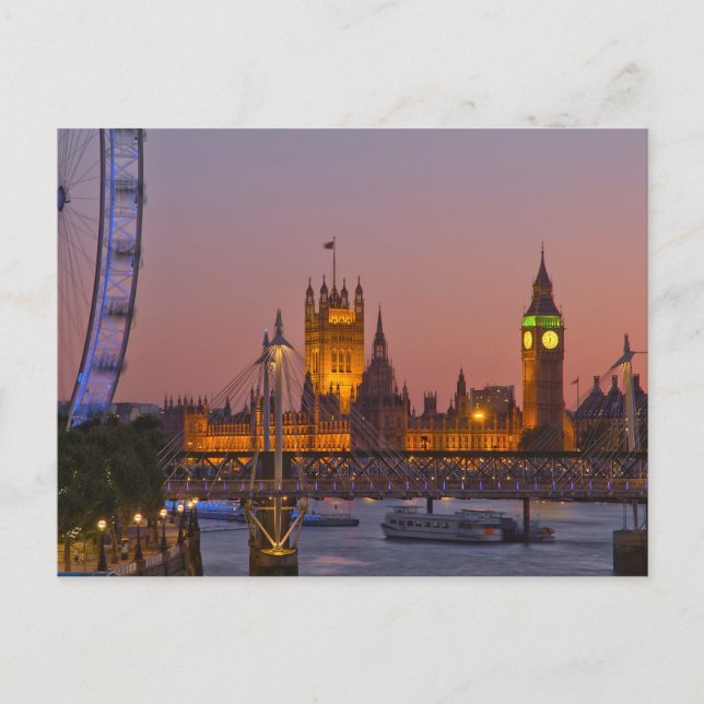 Carte Postale Westminster, Londres, Angleterre (Devant)