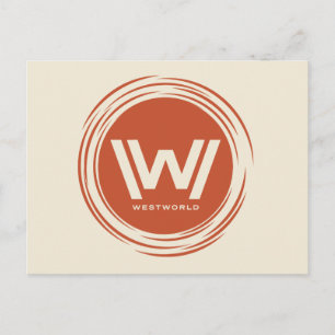Carte Postale Westworld   Logo Sun stylisé
