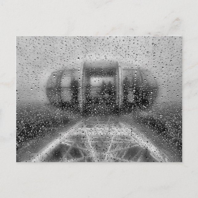 Carte Postale Wet London Eye (Devant)