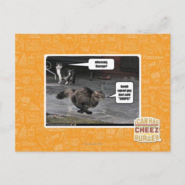 Carte Postale whassup, George ? (Devant)