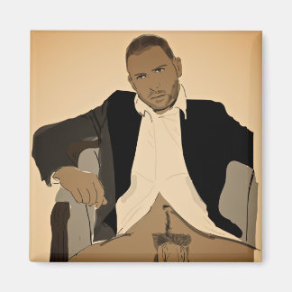 Carte postale "What A Day", Aimant frigo