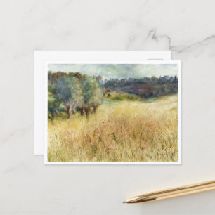 Carte Postale Wheatfield par Auguste Renoir