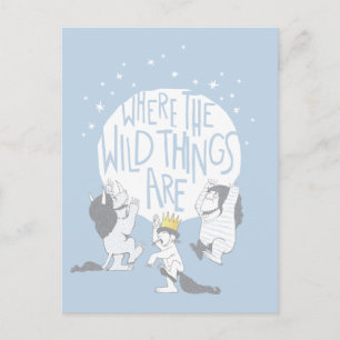 Carte Postale Where The Wild Things Are   Moon & Stars