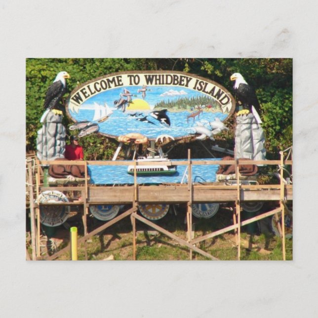 Carte Postale Whidbey Island Welcome (Devant)