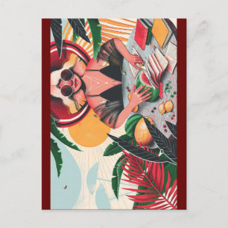 carte postale whimsical