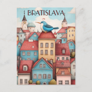 Carte Postale Whimsical Bratislava Voyage