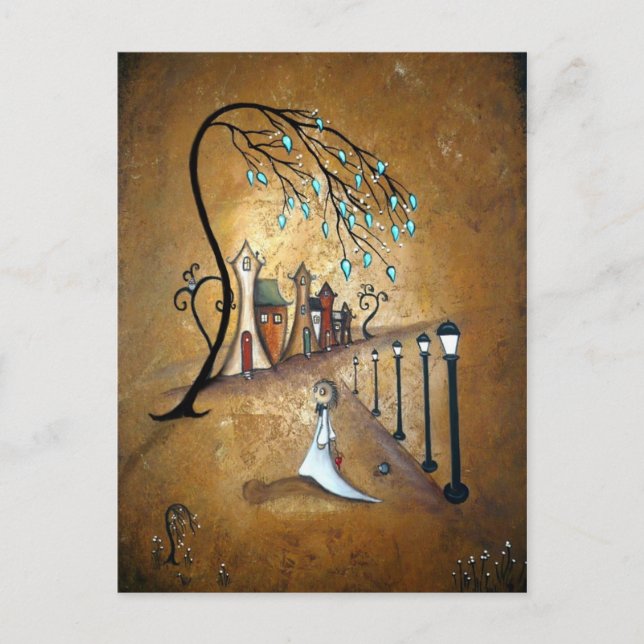 Carte postale Whimsical Creeper Village (Devant)