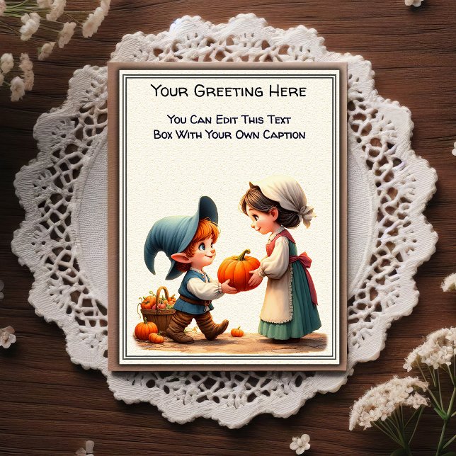 Carte Postale Whimsical Everyday Sentiment Storybook Art   (Créateur téléchargé)