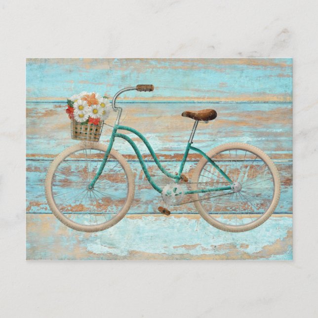 Carte postale Whimsy Vintage Beach Cruiser (Devant)