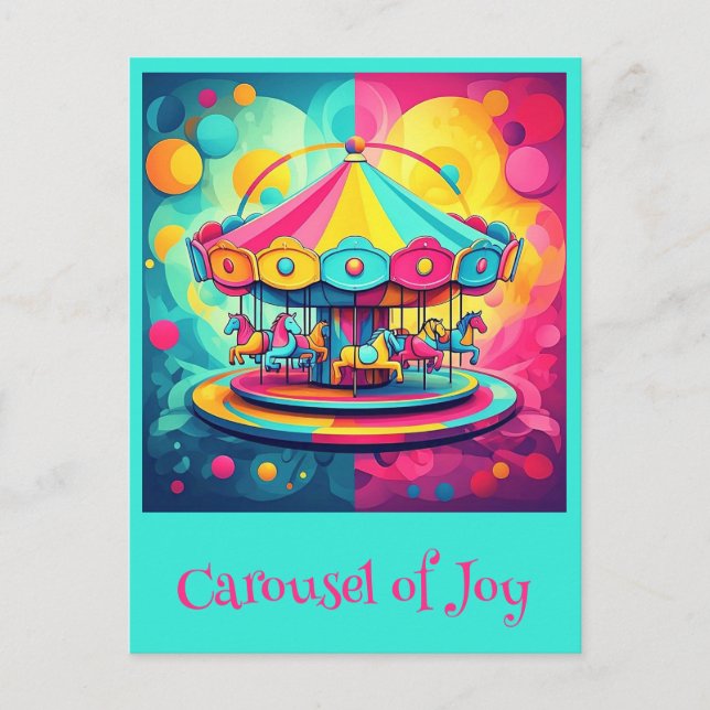 CARTE POSTALE " WHIRLLING WONDER " (Devant)