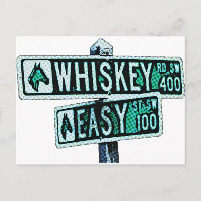 Carte Postale Whiskey Rd & Easy St (Devant)