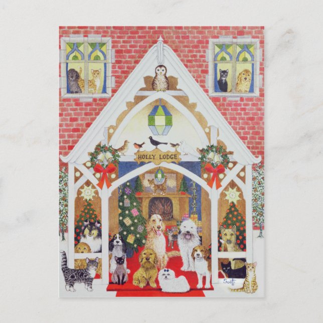 Carte Postale whisky noir et blanc (Devant)