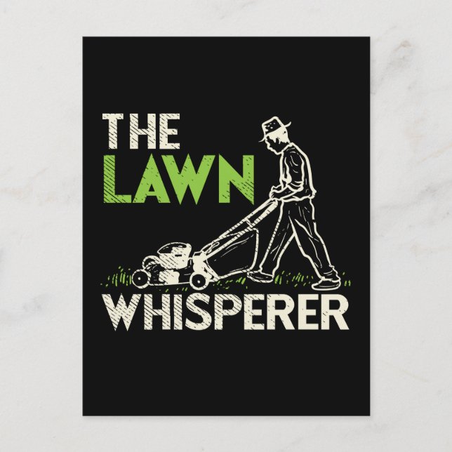 Carte Postale Whisperer de la pelouse (Devant)