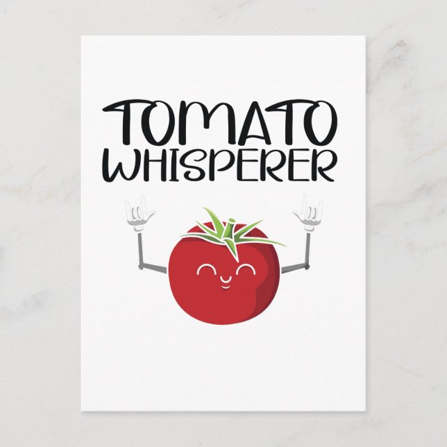 Carte Postale Whisperer tomate (Devant)