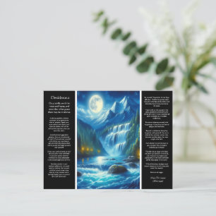 Carte Postale Whispers Cascade Desiderata
