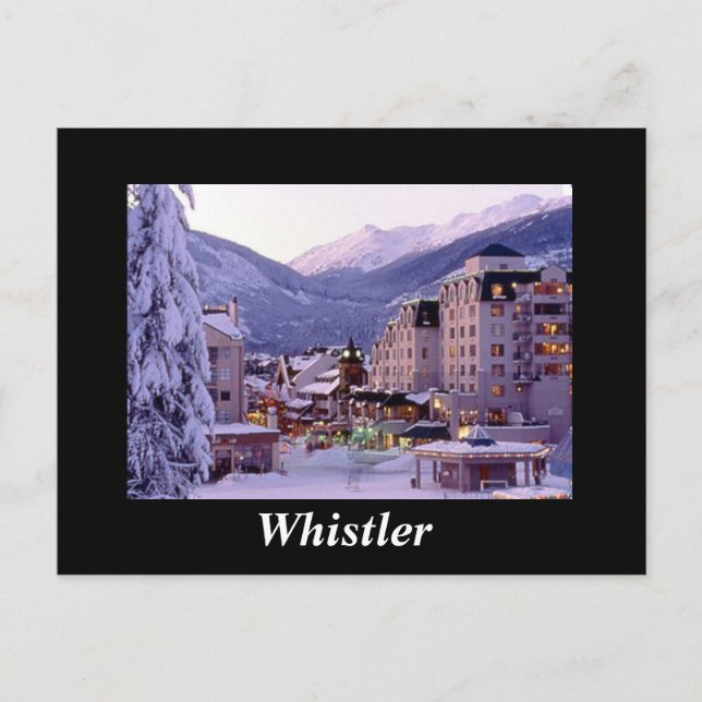 Carte postale Whistler (Devant)
