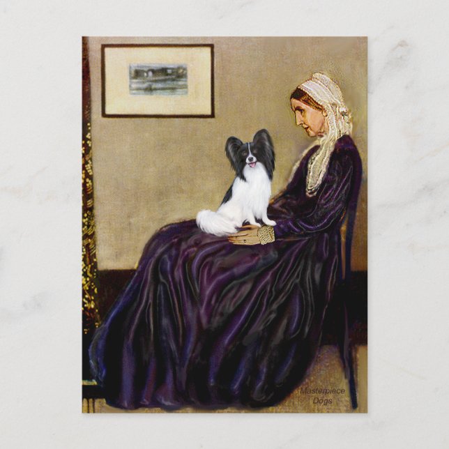 Carte Postale Whistlers Mother - Papillon 1 (Devant)