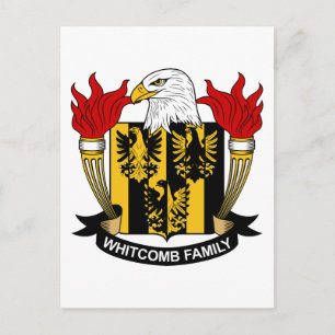 Carte Postale Whitcomb Family Crest