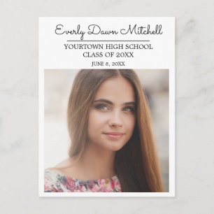 Carte Postale White Grad Party / Open House Photo