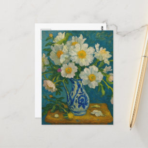 Carte postale White Peony