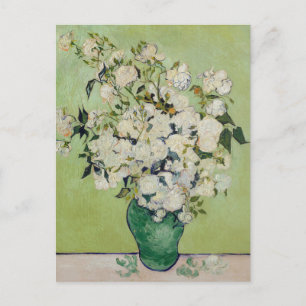 Carte Postale White Roses van Gogh Art