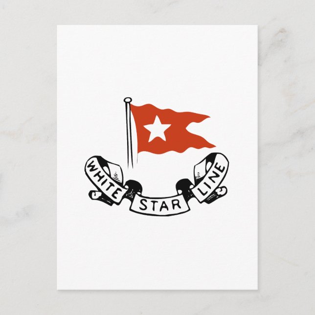 Carte Postale White Star Line Logo (Devant)