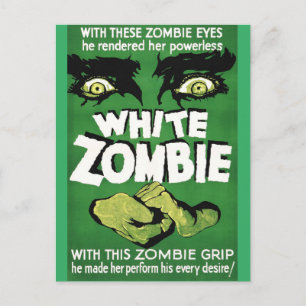 Carte Postale White Zombie - film Vintage