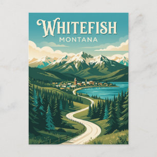 Carte Postale Whitefish États-Unis